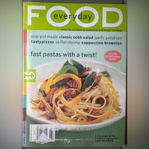 Martha Stewart Everyday Food Magazine March 2004 Issue #10 FAST PASTA COBB SALAD